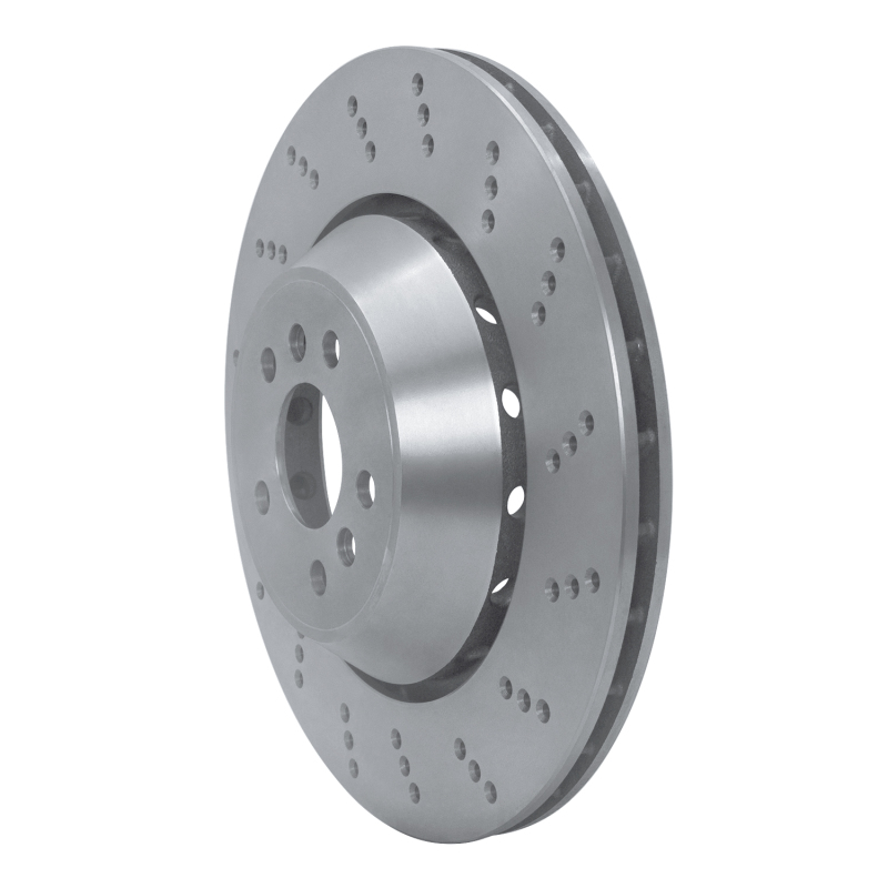 BMW X3 Brake Rotor (1) - Right Rear - R1 Concepts - Drilled - `20-`25